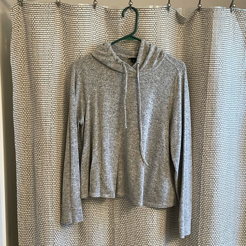 Torrid Cropped Gray Hoodie - Size 1